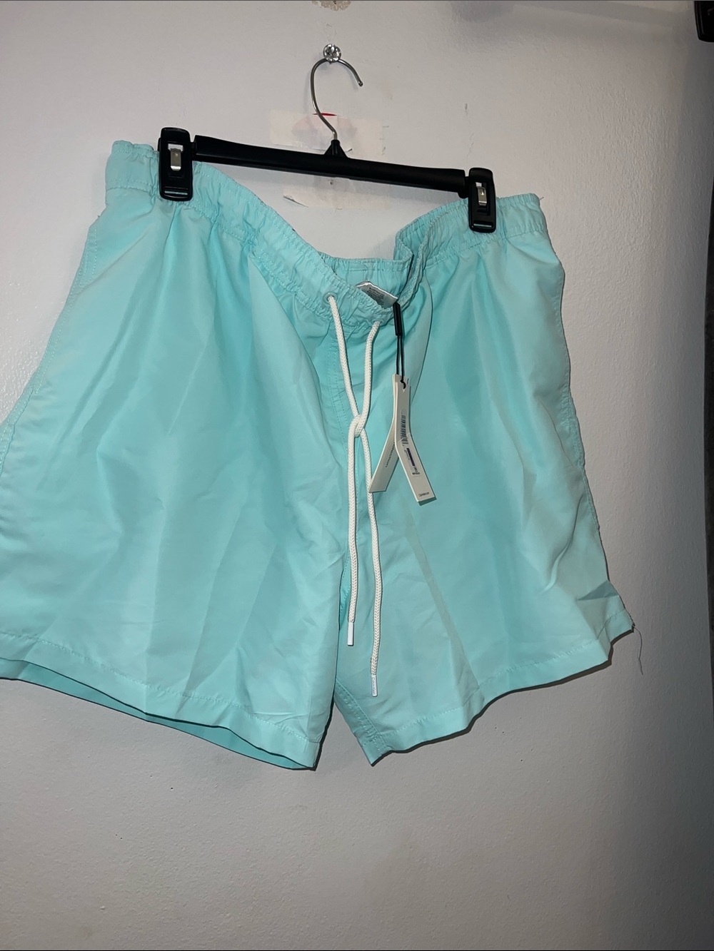 Calvin Klein Mint Aqua Drawstring Swim Shorts XXL